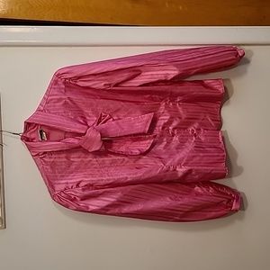 Pink ribbon blouse